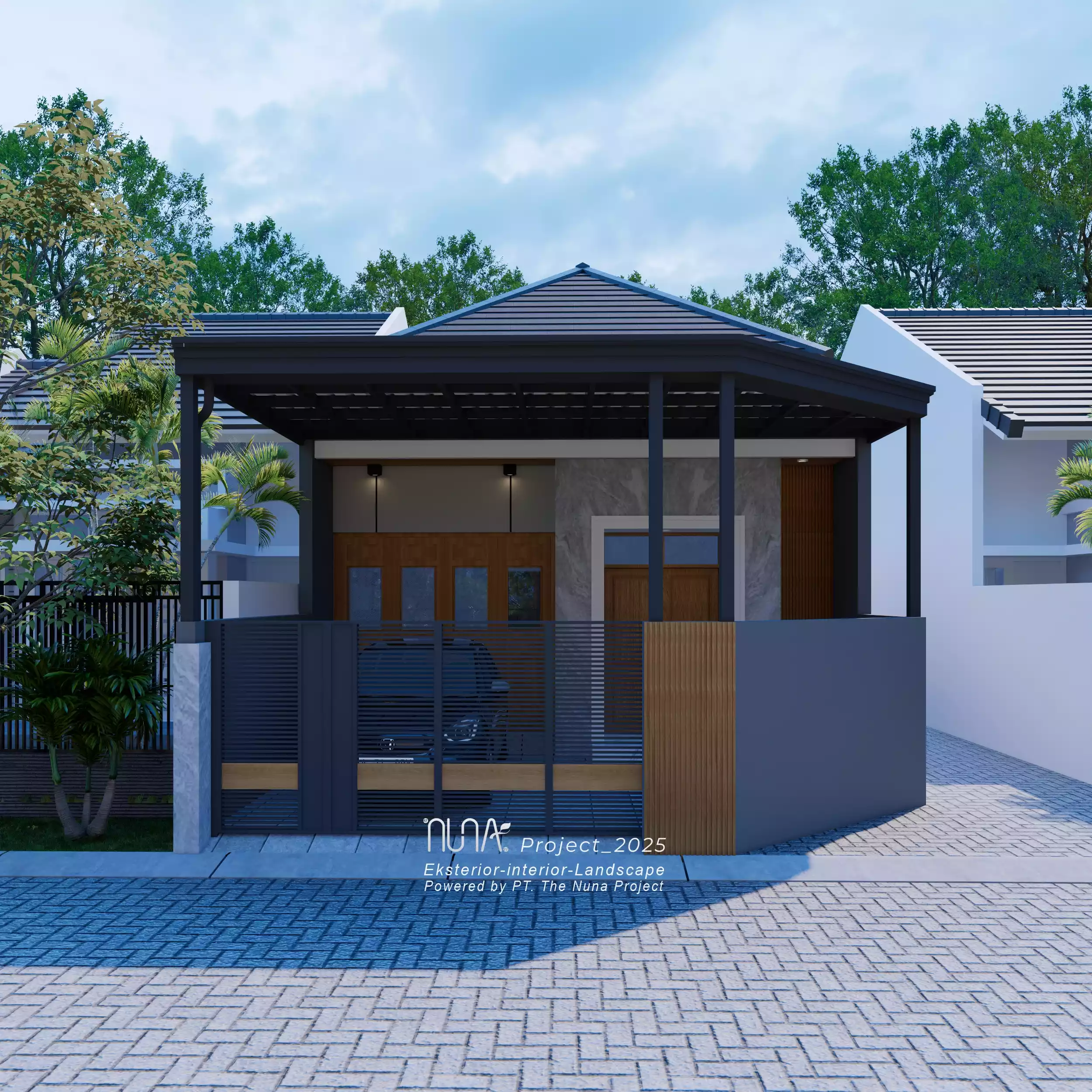 Rumah Tropis Modern